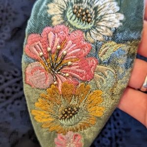 Powder Designs Sage Green Velvet Headband